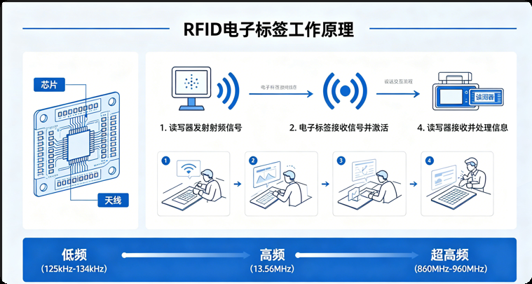 RFID 电子标签工作原理是什么?新手易懂完整版 RFID 电子标签工作原理是什么?新手易懂完整版